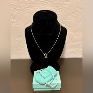 Tiffany & Co. Diamond Loving Heart Necklace